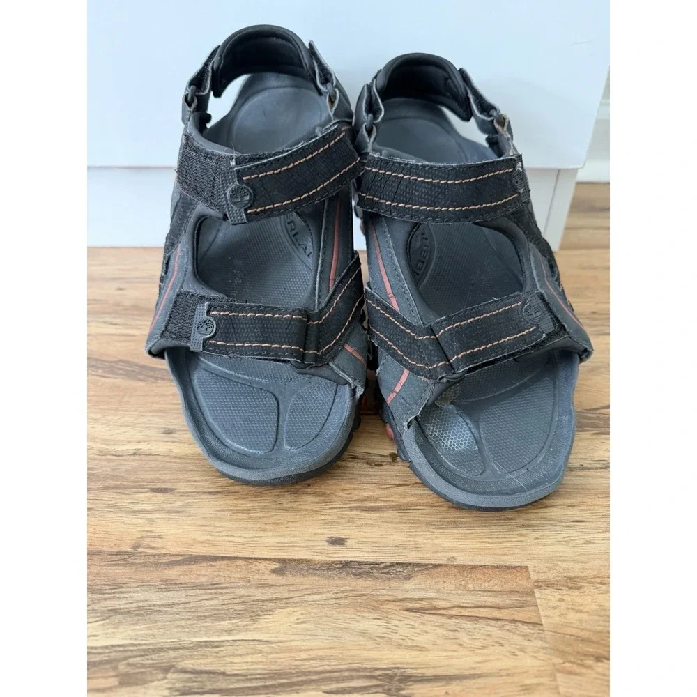 Timberland Granite Trails Men's Sport Sandals Black Red Size 9 Hiking Walking